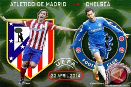 Jelang Atletico-Chelsea, Suarez harap Torres main buruk