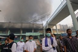 Kebakaran Pasar Senen Jakarta Ditaksir Rugi Rp100 Miliar Lebih