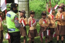 Sambut Wapres Boediono