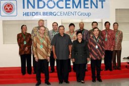 Presiden berkunjung ke pabrik Indocement