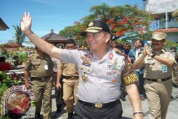 Kapolda Tinjau Pemilu di Lapas Kerobokan