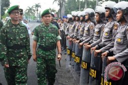 Bengkulu apel pasukan persiapan kedatangan wapres