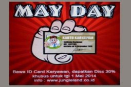 May Day Jungleland beri potongan harga tiket