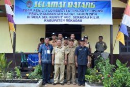 Wabup Sekadau Hadiri Penilaian Lomba Desa Kalbar di Sungai Kunyit