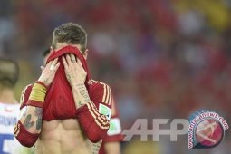 Juara dunia Spanyol tersingkir