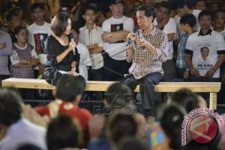 Joko Widodo di Pasar Baru