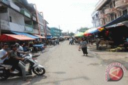 Pasar di Pangkalpinang Sepi Pengunjung