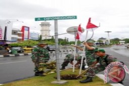 Pusat Kota Lhokseumawe Mulai "Merah Putih"
