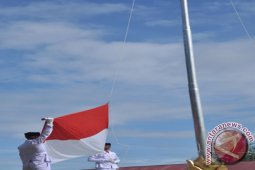 Bendera Sempat Diturunkan pada Upacara HUT RI  di Meulaboh