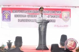 900 narapidana di Bengkulu mendapatkan remisi