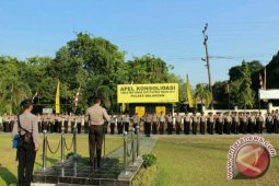 Polres Balangan Gelar Apel Konsolidasi