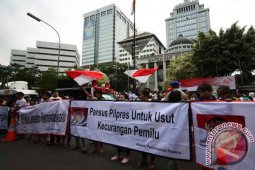 Massa Prabowo kembali "kuasai" Jalan Merdeka Barat