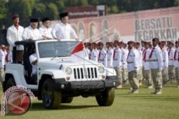 Prabowo Peringati Kemerdekaan di Cibinong