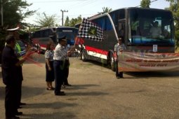 Ratusan Pemudik Trenggalek Manfaatkan Angkutan Balik Gratis