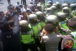 Aparat gelar simulasi pengamanan jelang putusan MK