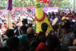Warga Banyuwangi Gelar "Gerebeg Tumpeng Agung"