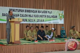 Balangan Tutup Bimbingan Manasik