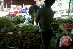 Pedagang Sayur di Pangkalpinang Sulit Tambah Stok