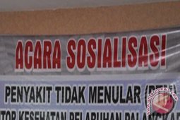 Dinkes Sosialisasi PTM Dan HIV AIDS