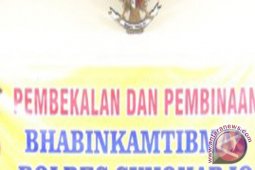 Polres Bangun Rukan Babinkamtibmas Lima Desa