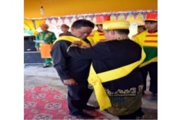 Bupati Sanggau Dianugerahi Gelar Penasehat Utama Kerajaan Tayan