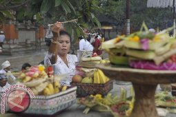 Umat Hindu di Bali Rayakan Pagerwesi