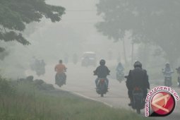 Kabut Asap di Kota Palembang Kembali Pekat