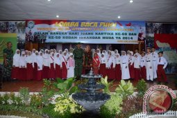 Kodam IM Gelar Lomba Puisi Tingkat Sekolah Dasar