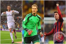Neuer, Ronaldo, Messi Kandidat Ballon D'Or