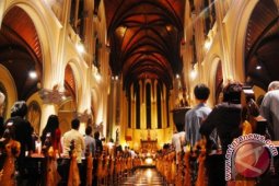 Sejumlah Gereja di Muntok Gelar Kebaktian