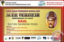Masyarakat Aceh Peringati Haul Sultan Iskandar Muda