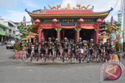 Komandan Rindam Tanjungpura Promosikan "Sepeda Goes"