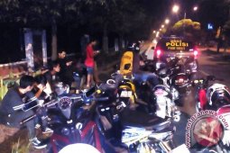Polresta Banjarmasin Amankan 24 Motor Balap Liar