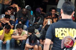 Polres Pangkalpinang Amankan 11 Preman