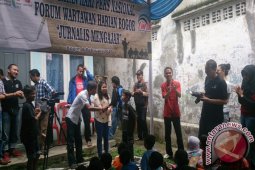 Wartawan Bogor mengajar peringati Hari Pers Nasional