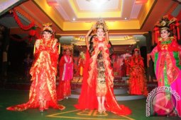 Pemilihan Miss Sanghai Meriahkan Imlek di Singkawang