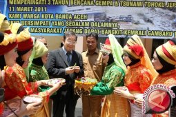 Santri Aceh Doa Bersama Untuk Tsunami Jepang