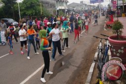 Ketapang Gelar  Car Free Day Pertama