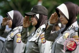 10 Personel Polwan Bangka Ajukan Pakai Hijab