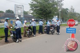 POM Lanud Gelar Razia Personel