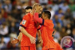 Mathieu Antar Barcelona Kalahkan Celta 1-0