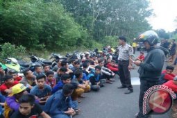Kapolsek Marau Tangkap 21 Pembalap Liar