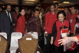 Presiden Jokowi hadiri kongres PDIP di Bali