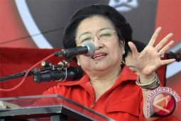 Ribuan simpatisan berorasi dukung Megawati Ketum PDI-P