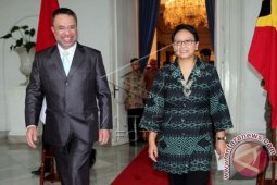 Bertemu Menlu Timor Leste
