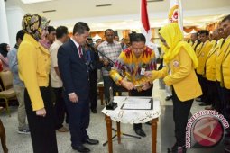 Zuhdi Yahya Kukuhkan Kepengurusan KONI Kutai Kartanegara