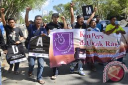 Peringati Hari Kebebasan Pers Wartawan Lhokseumawe
