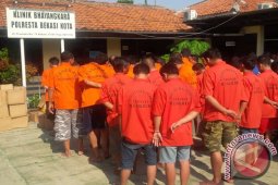 Polresta Bekasi Tangkap 25 Pejudi Dalam Sehari