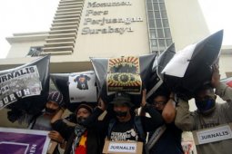 Aksi Jurnalis Surabaya