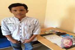 Polsek Satui Tangkap Penjual Judi Kupon Putih
